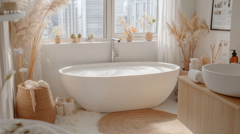 Deep Soaking Bathtub